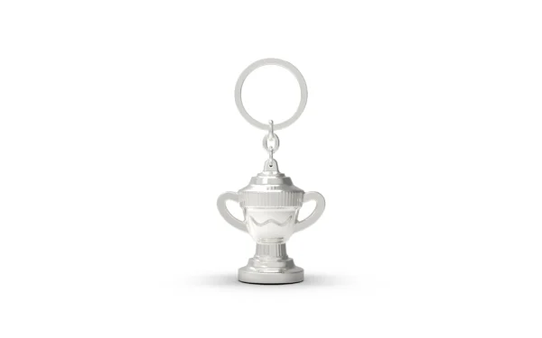 Premium Trophy Key Chain - Shining Silver